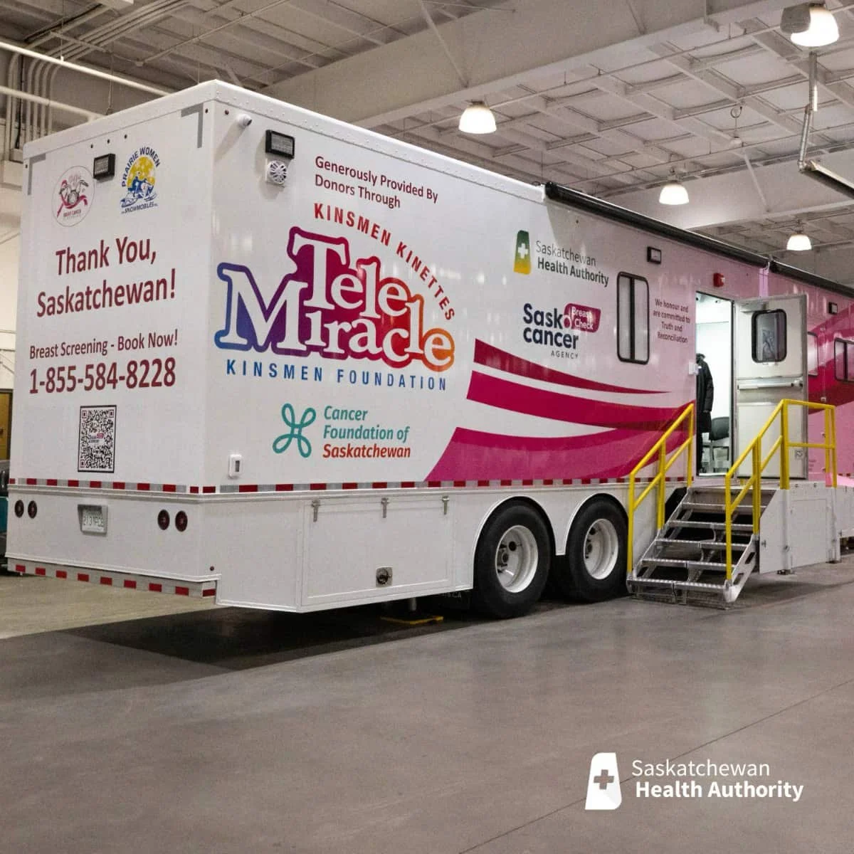 New mammography bus to bring advanced breast cancer screening to rural Saskatchewan