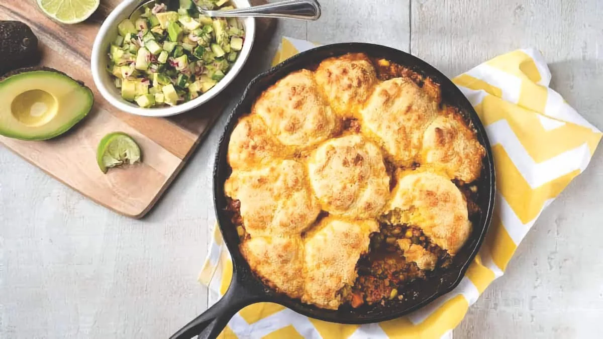 Recipe of the Week: Beef &amp; Tomato Skillet with Cheesy Cornbread