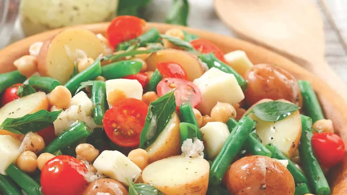 Recipe of the Week: Lemony Potato Salad with Chickpeas and Mozzarella