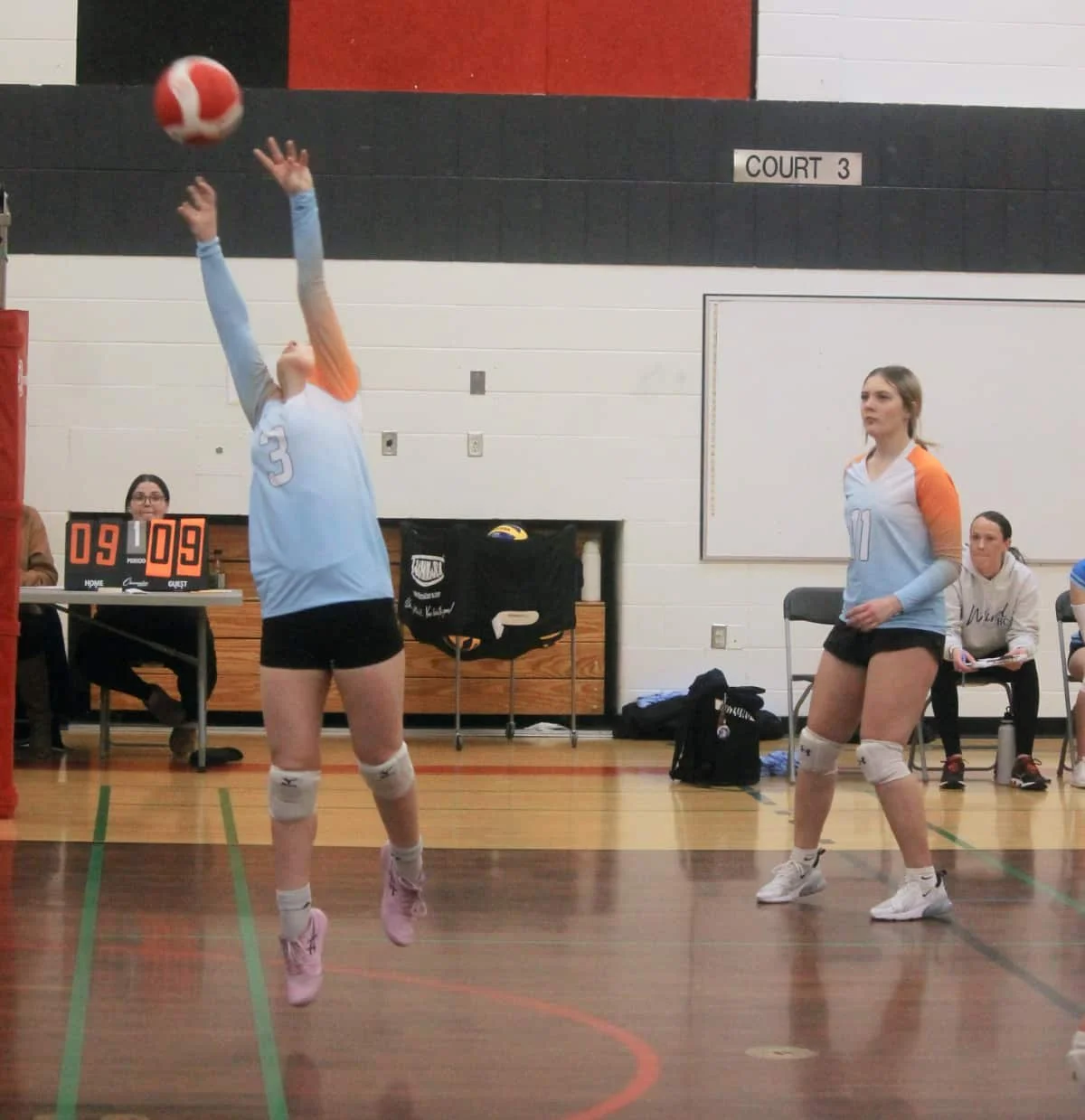 Under-16 girls Wind Volleyball Club team