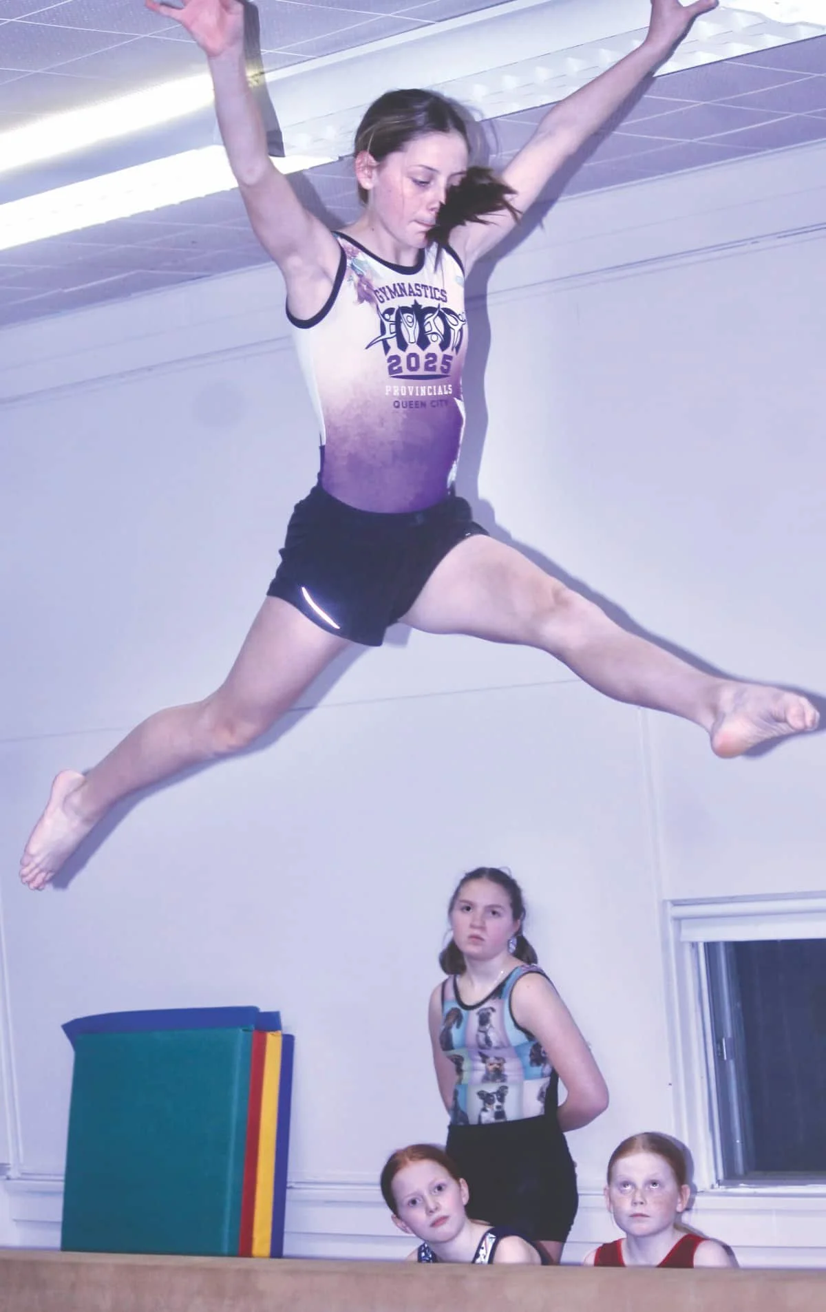 Rosetown Gymnastics Club practising