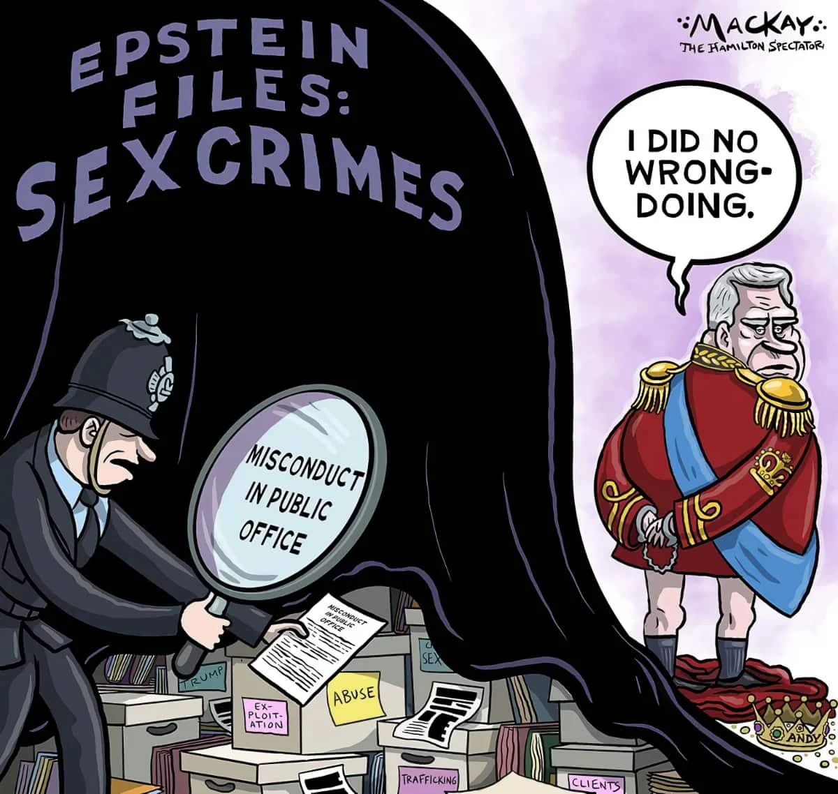 Editorial Cartoon: Misconduct