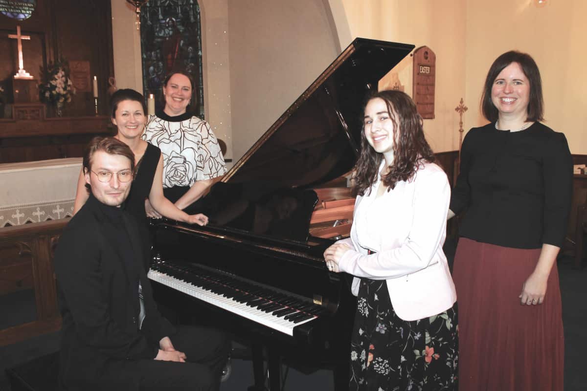 Concert group at St. Andrew’s Trinity Anglican Lutheran Church