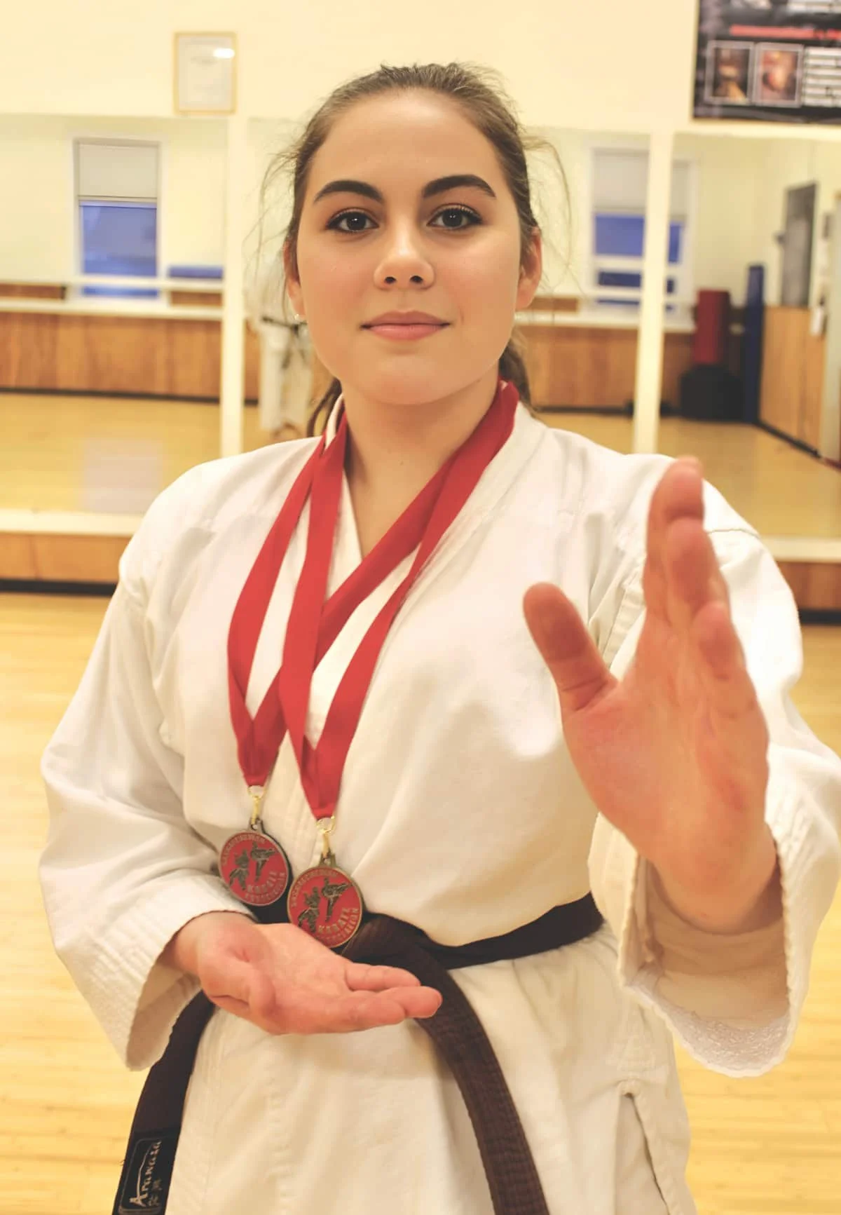 Jordan Merrifield wins Karate medals