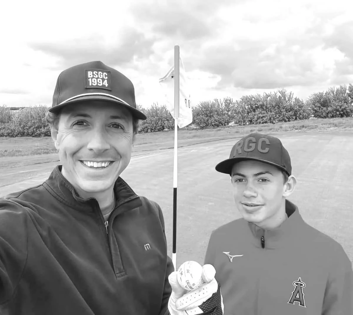 Golf club president sinks hole in one
