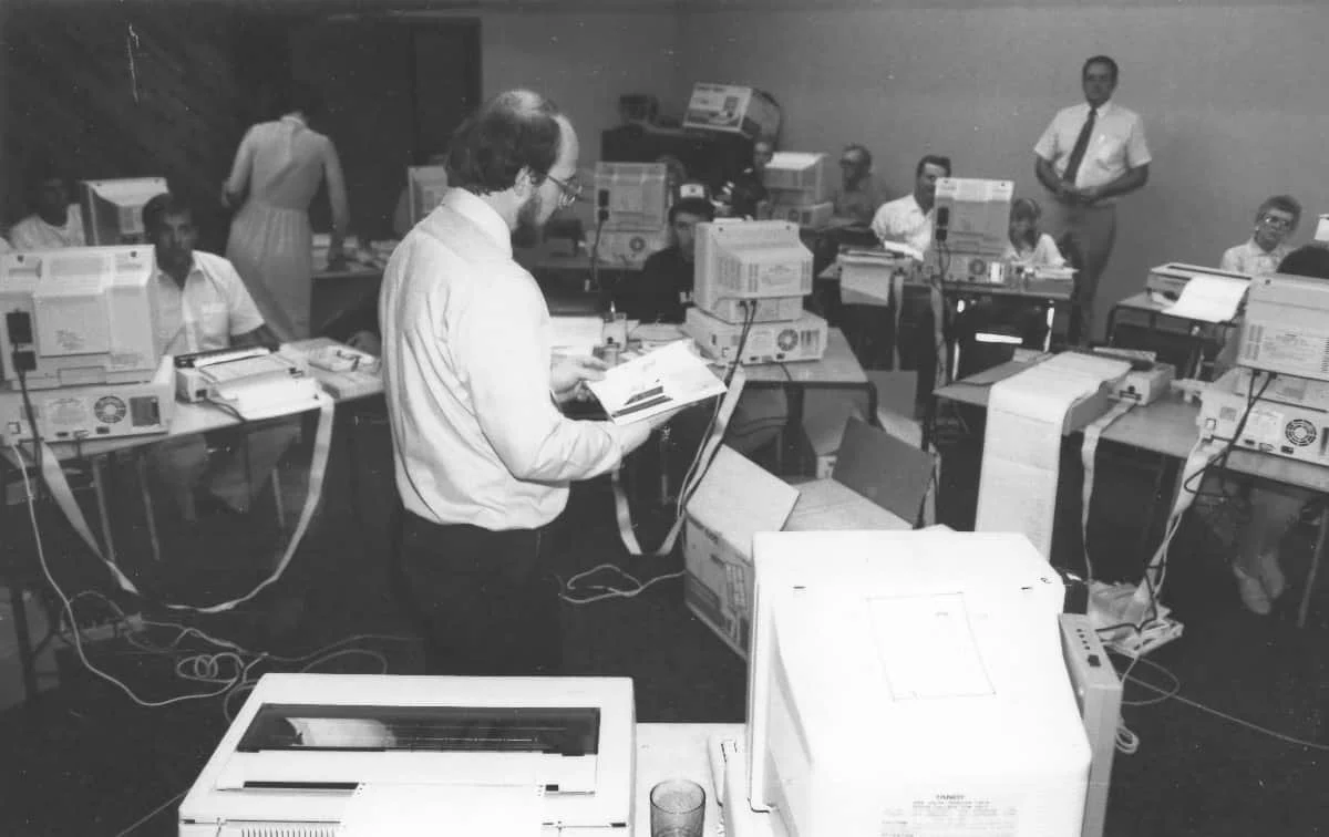 Remember When: Mid-1980s College Computer Class