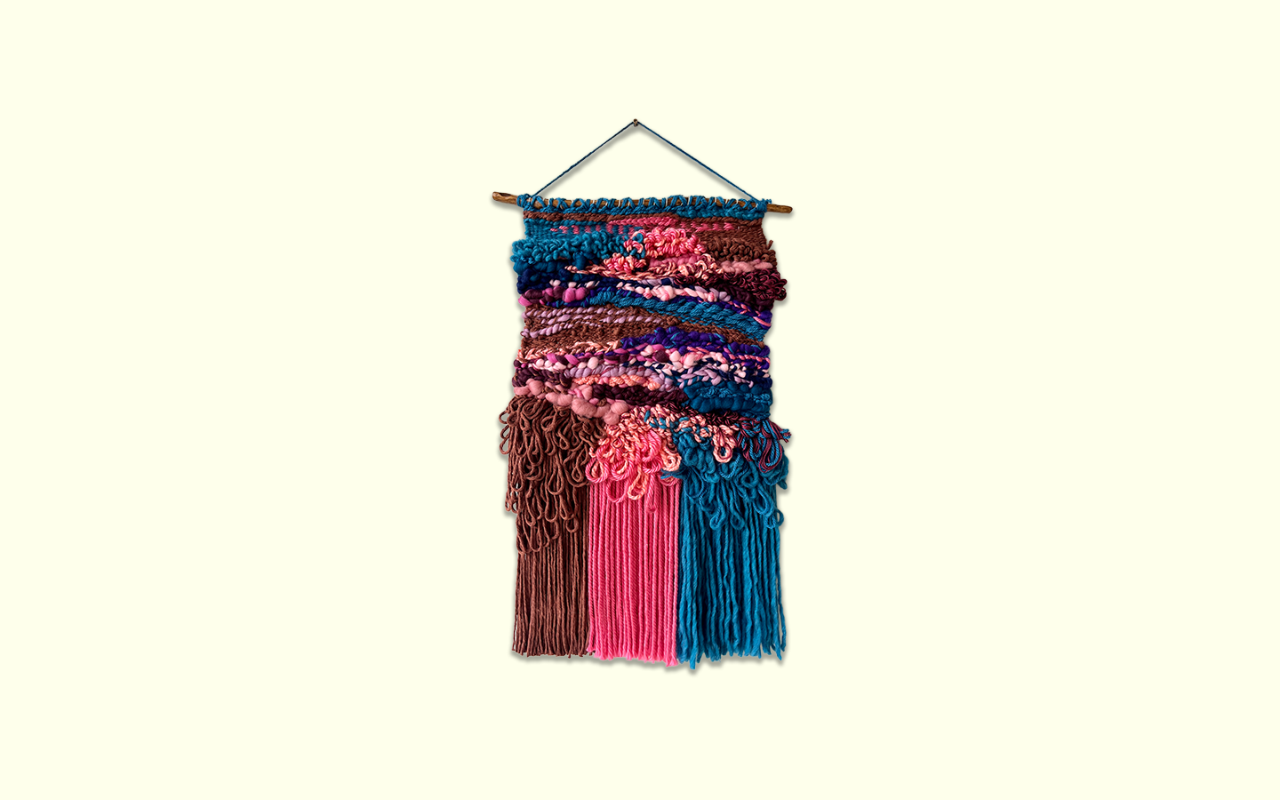 Abstract: Brown, Pink and Blue