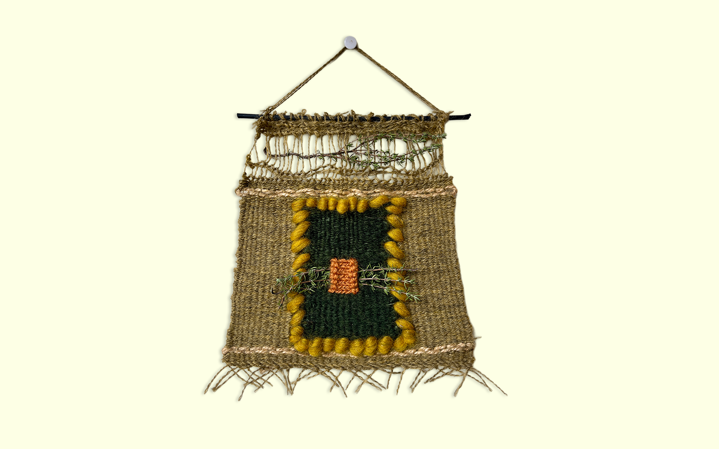 Natural Wool and Linen with Thyme Flavour