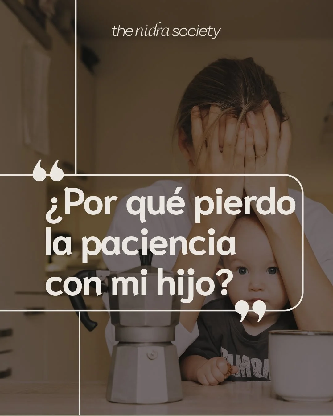 &iquest;Y si no es que &ldquo;pierdes la paciencia&rdquo;&hellip; sino que est&aacute;s agotada, desbordada y nadie te pregunt&oacute; &ldquo;c&oacute;mo est&aacute;s&rdquo;?

Tu hijo no es el problema.
Las prisas, la carga mental, la falta de sue&nt
