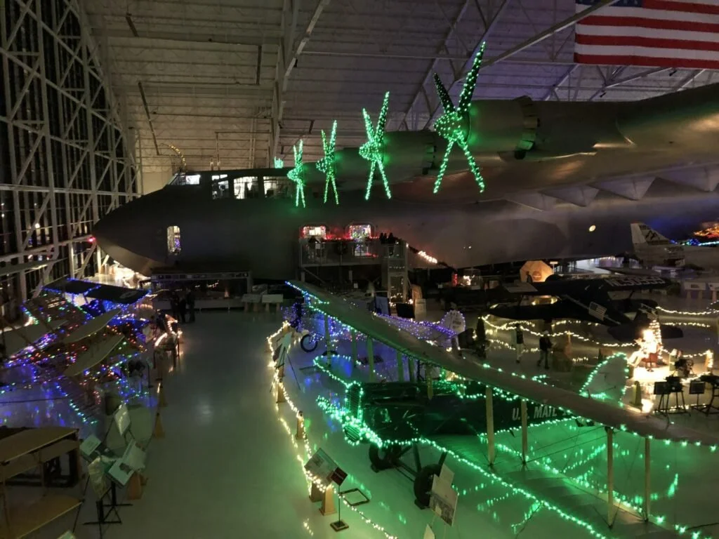 Goose Lights and Glide & Gather Ice Skating Rink