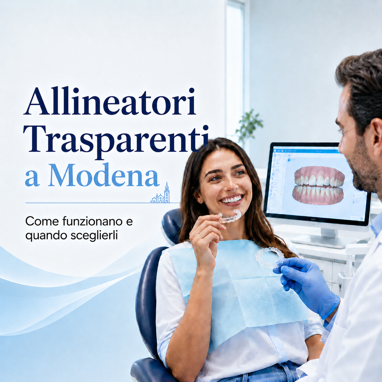 Allineatori Trasparenti a Modena: una soluzione discreta per migliorare il sorriso