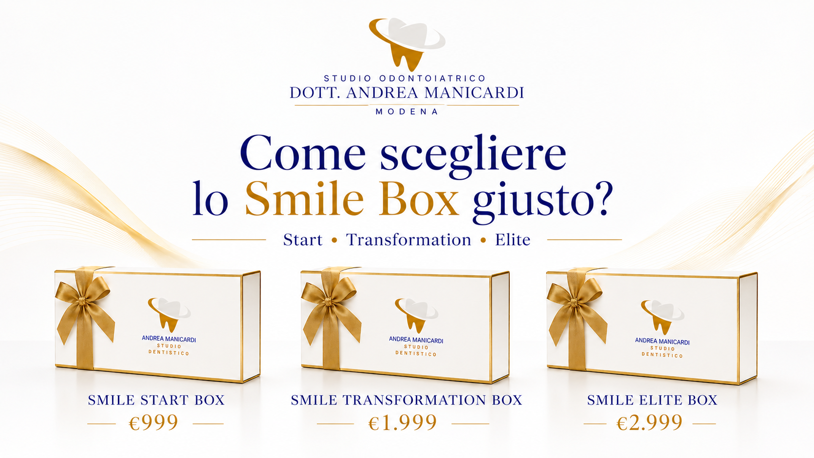Come scegliere lo Smile Box più adatto al tuo sorriso