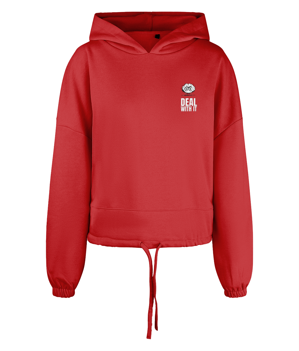 The Unbothered Women's Cropped Hoodie