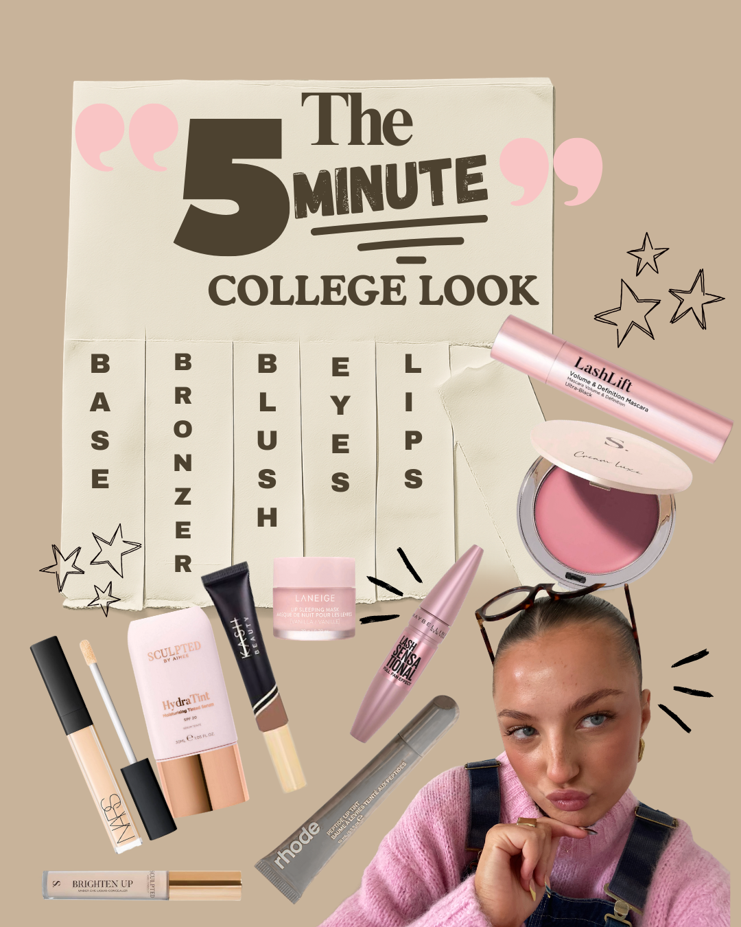 The "9 AM Lecture" Face: A Realistic College Makeup Routine