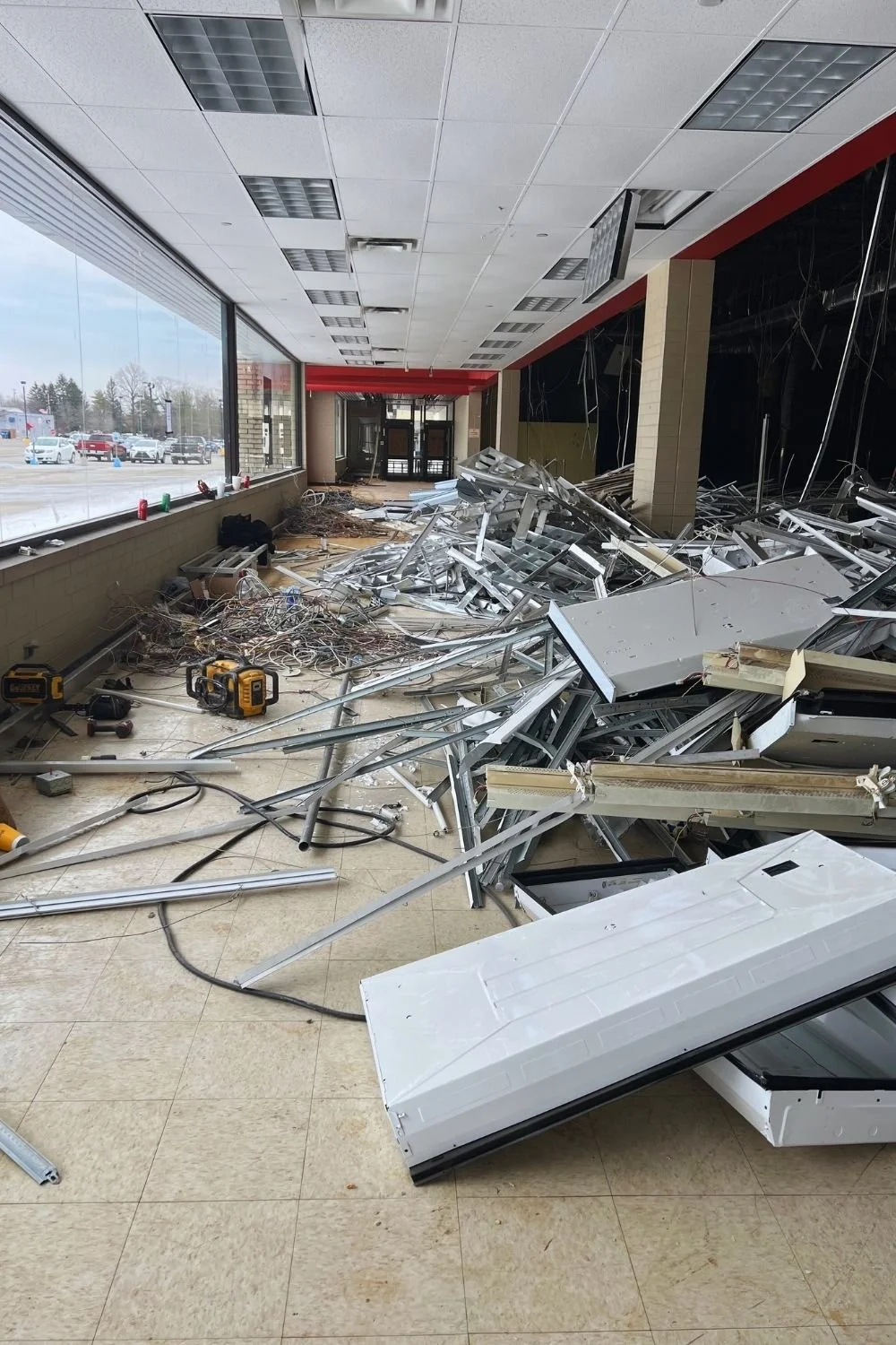 Commercial interior demolition project by JECAM