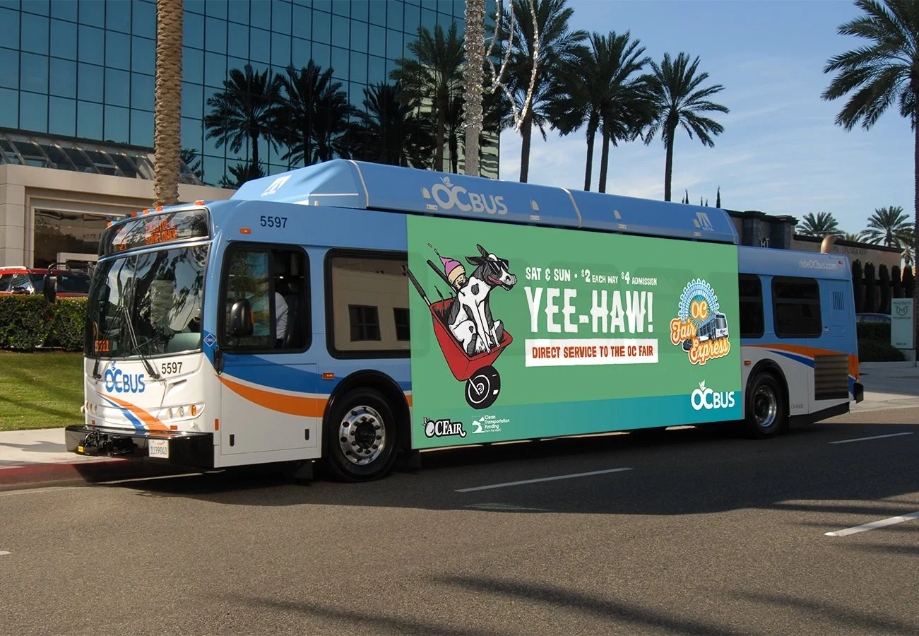 Ultra Super Kings bus exterior ads offered a big mobile billboard promoting the service.