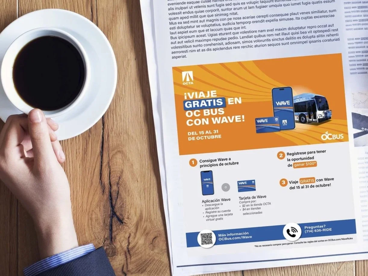 Multilingual ads in both Spanish and Vietnamese were developed.