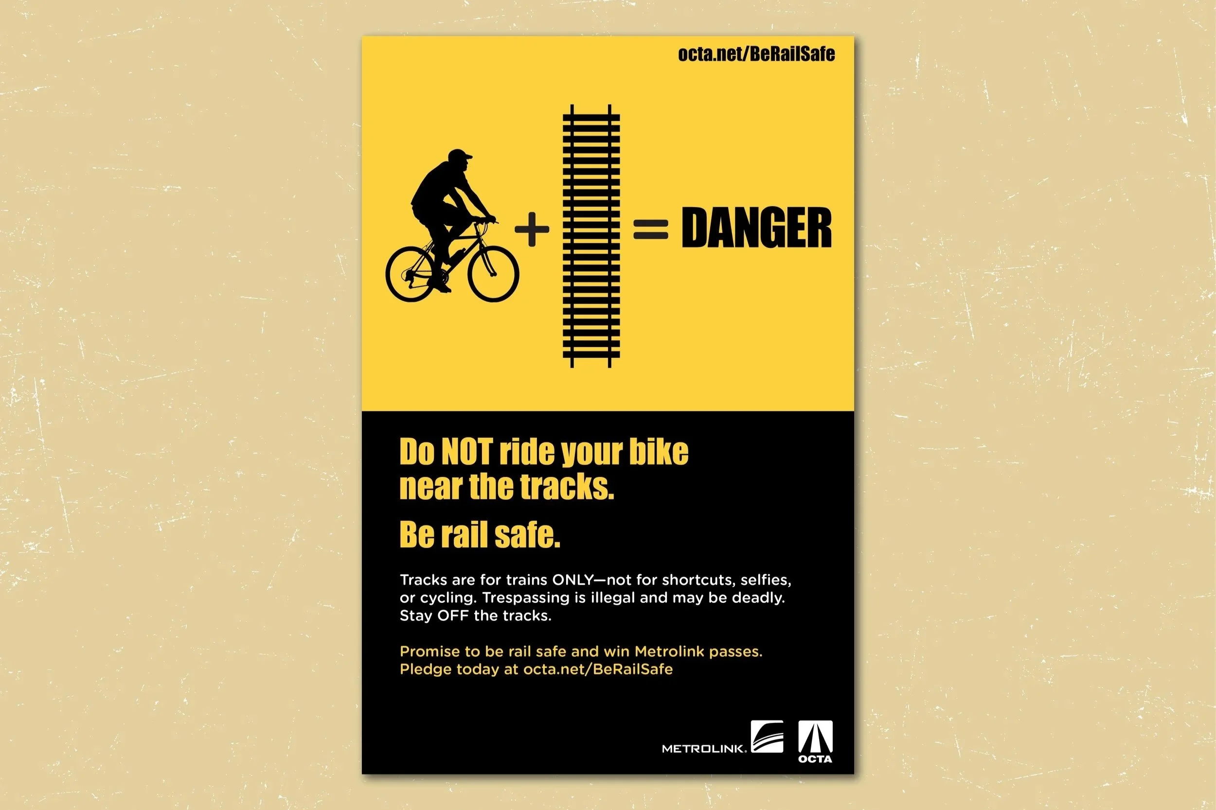 Outreach flyers were used at many public transit events.