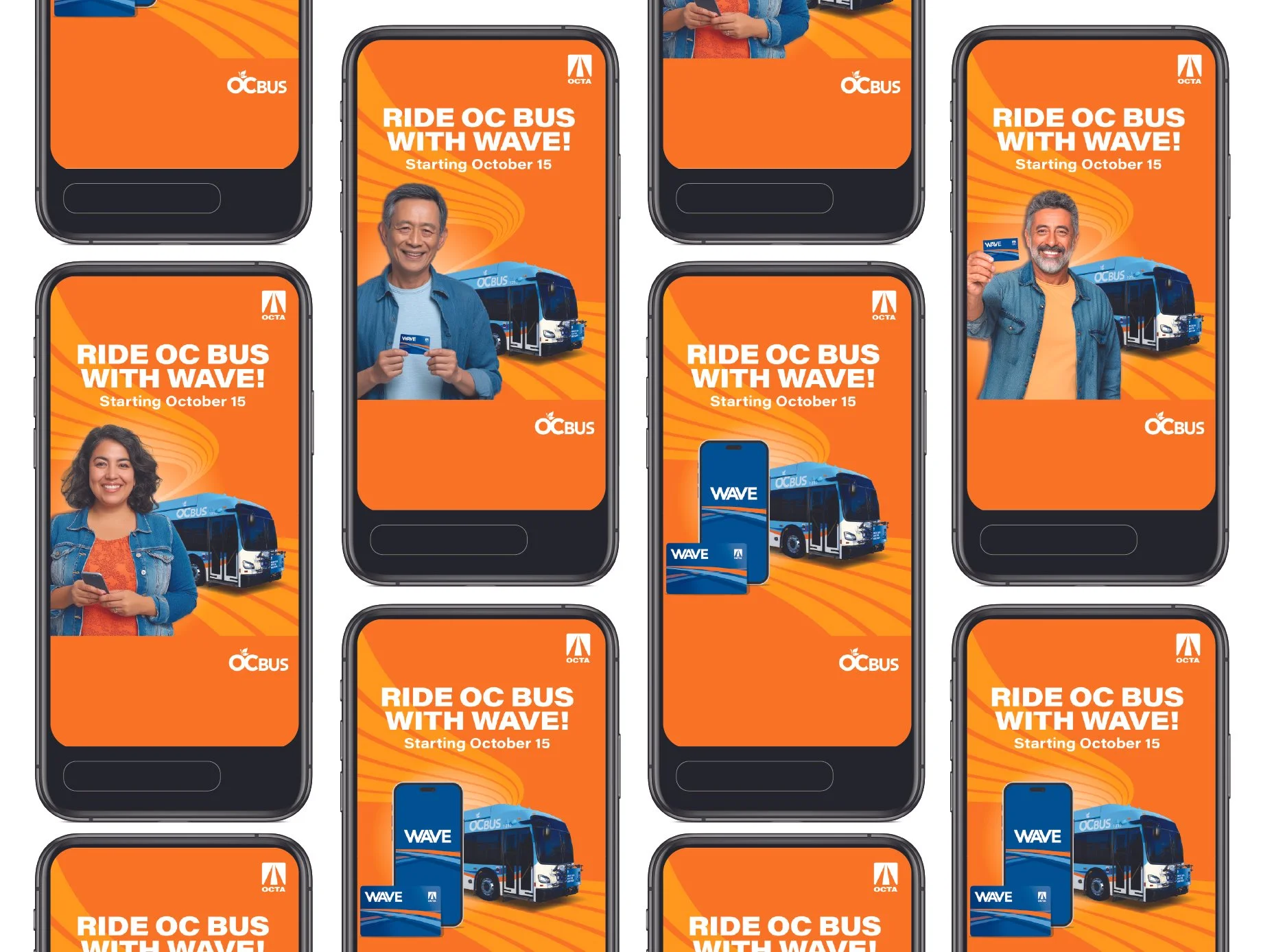 Sponsored social media ads were developed for key platforms in stories and in-feed formats