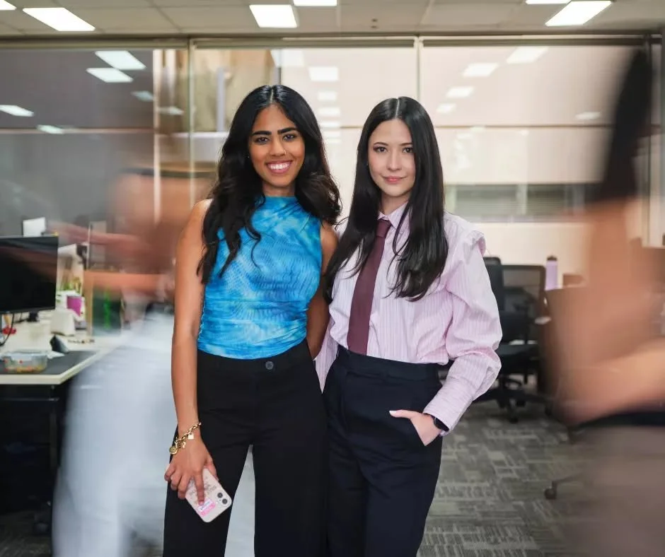 Anushka &amp; Jackie. 🤍

Captured during our team shoot. A simple reminder that showing the people behind the work makes brands feel more human on social.