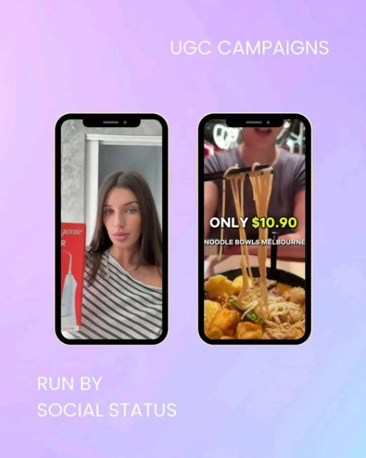 A little look at some recent UGC + influencer work 👀

From selecting the right voices to shaping the brief and final output, we manage the collaboration end-to-end to ensure it delivers for the brand.