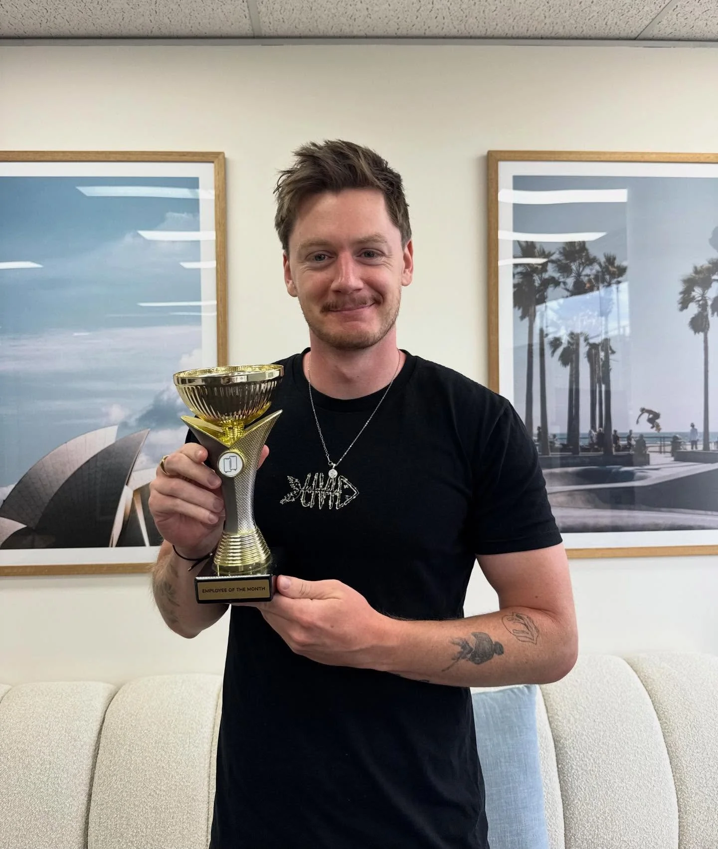 Congratulations to our Senior Content Creator Luke for winning employee of the month! 🏆