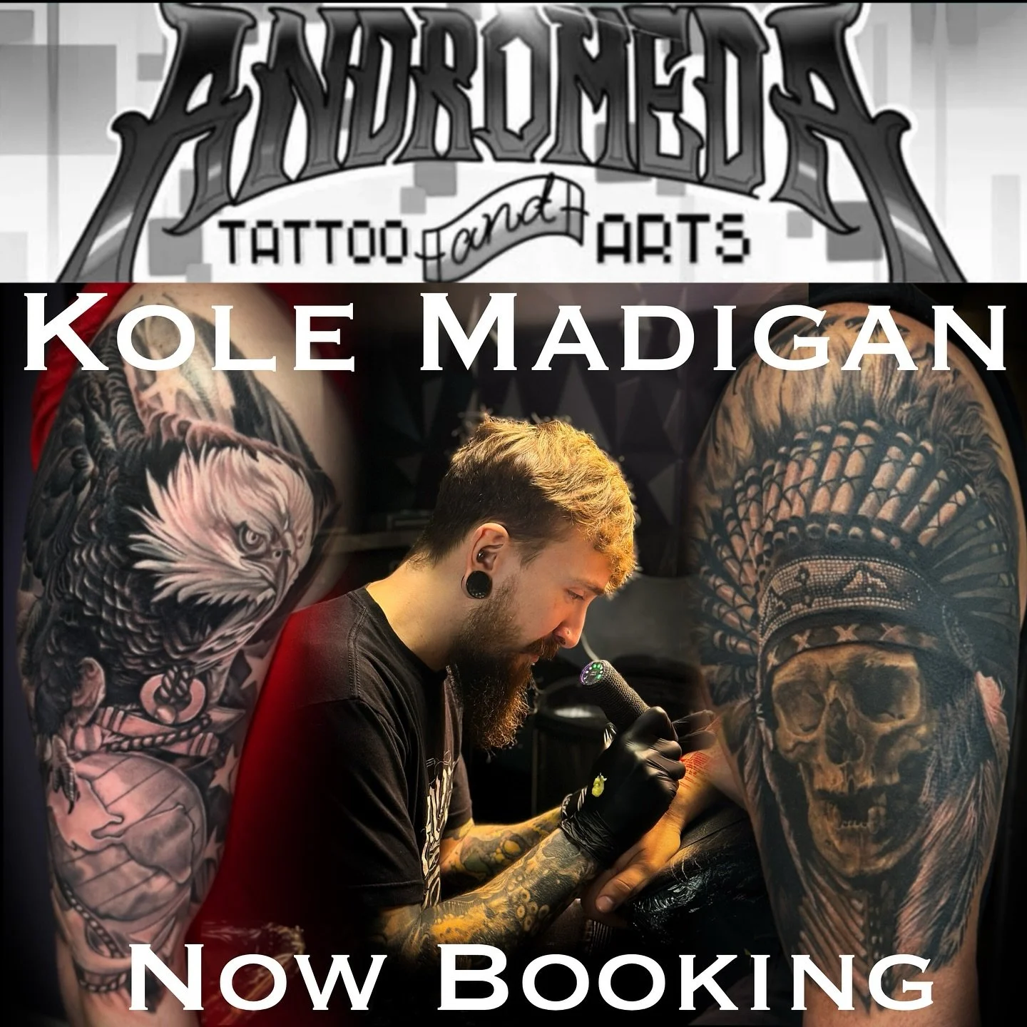 Books are open, booking for mid February and out! Check out www.kolemadigantattoos.com for inquiries or booking!
.
.
#nytattooartist #eastcoasttattooers #ballstonspany #blackandgreyrealism #realismtattoo #tattoosofinstagram #andromedatattoo