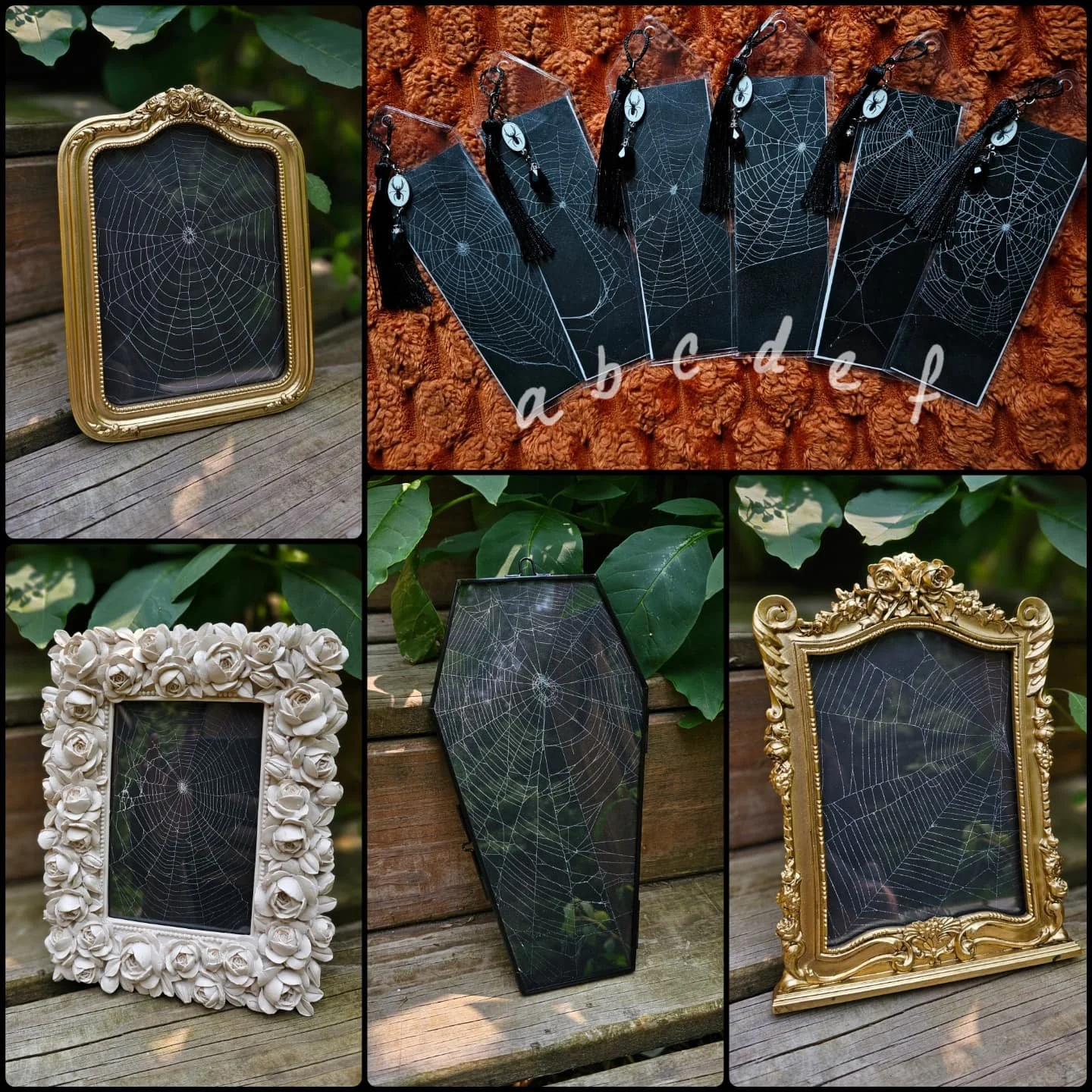 🕸 Preserved Spiderwebs 🕸
Bookmarks - $40
Framed pieces - $60
Send me a dm to purchase 🤍

*bookmarks E and F claimed

#artistsoninstagram #art #tattoo #tattooartist #spiderweb #preservedspiderweb #oddity #bookmark