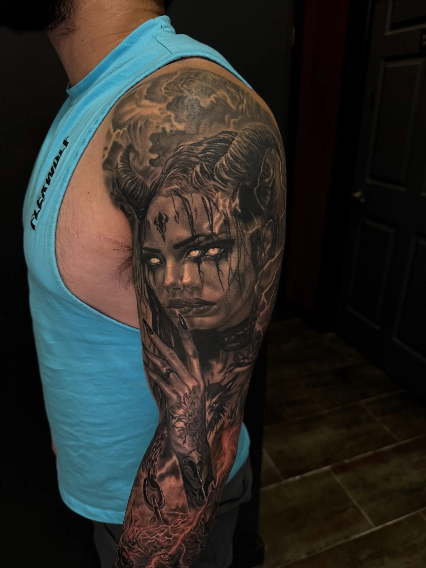 Healed photo of the top. Bottom piece still in progress.