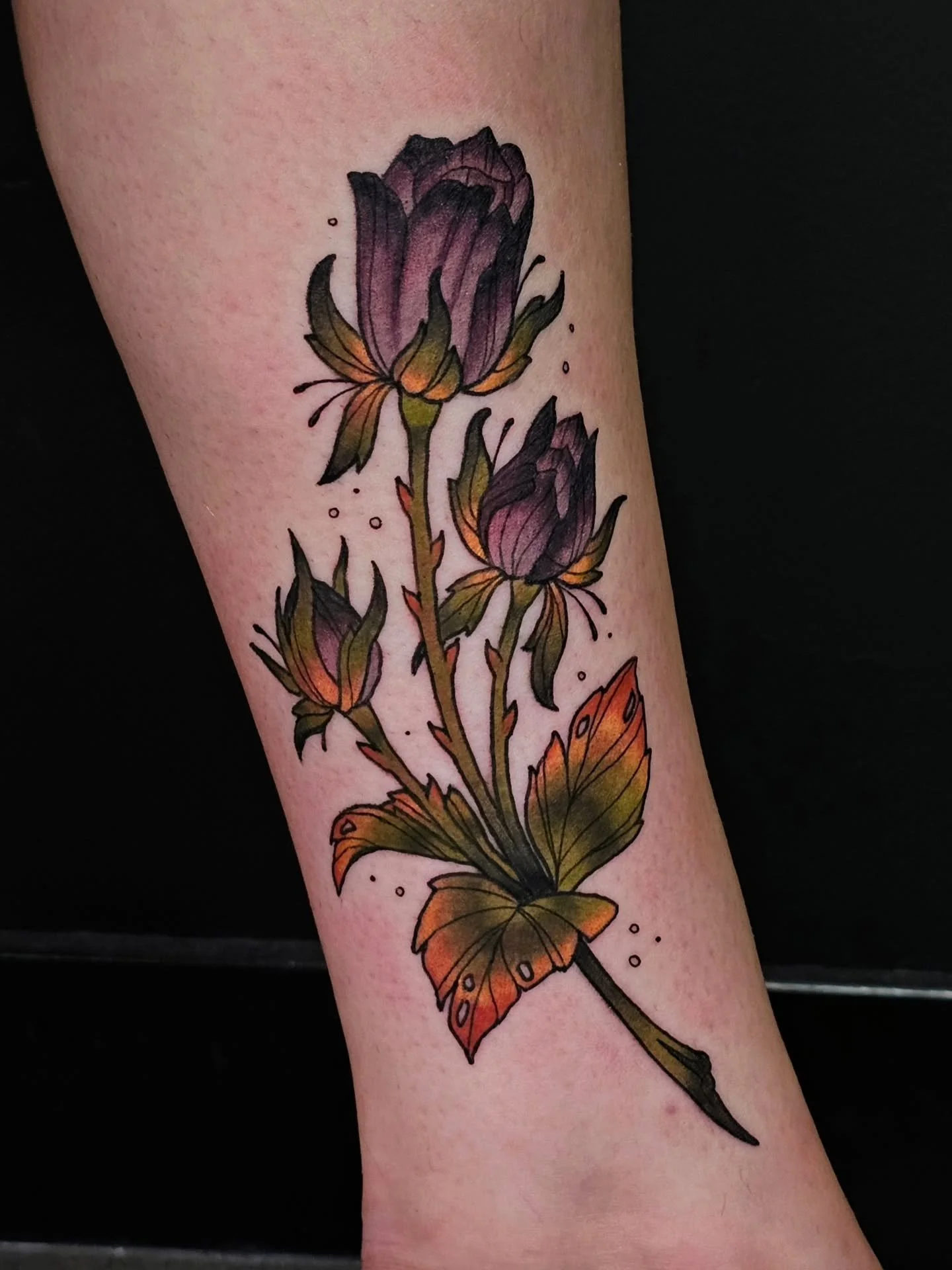 🥀🖤

#artistsoninstagram #art #tattoo #tattooartist #tattoooftheday #colortattoo #rose #rosetattoo