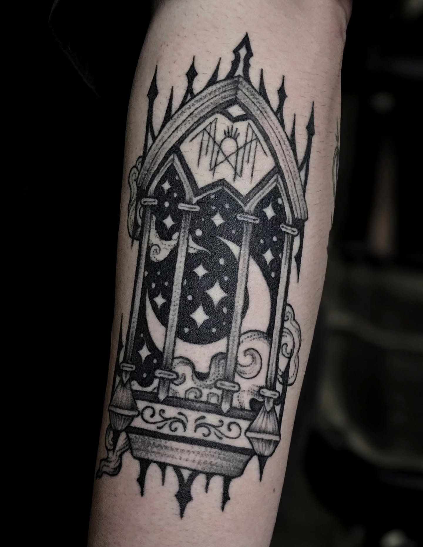 Fully healed and settled 🏰🌙

#tattoo #tattooartist #tattoart #sleeptoken #cathedral