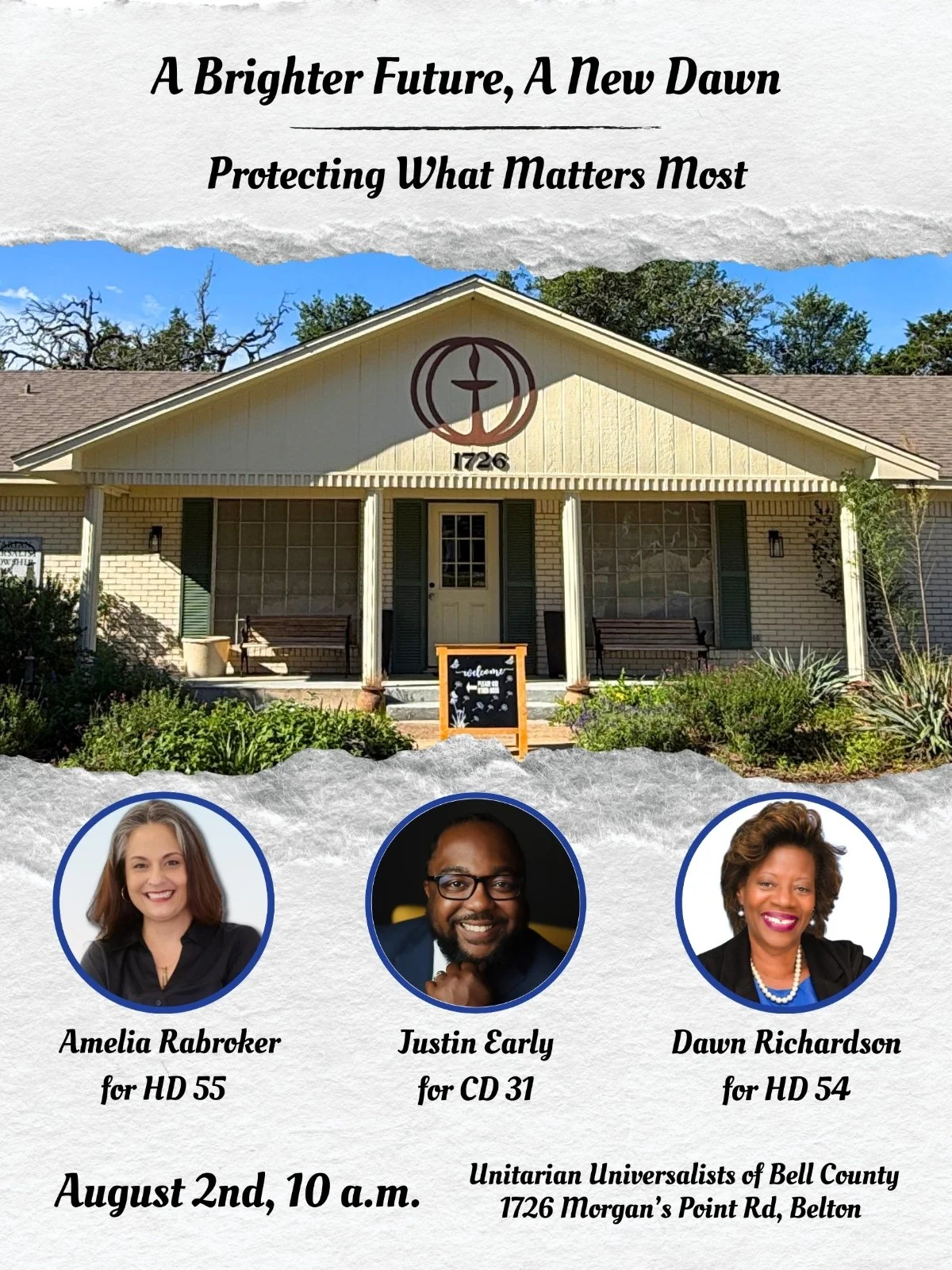 Unitarian Universalists of Bell County - Candidate Forum