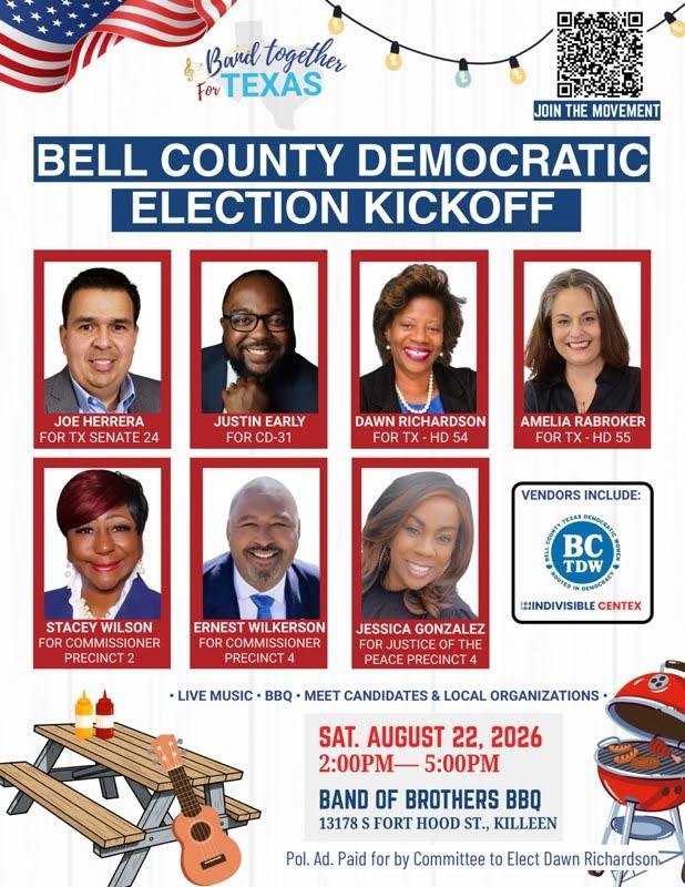 Band Together For Texas - Bell County Democratic Kickoff