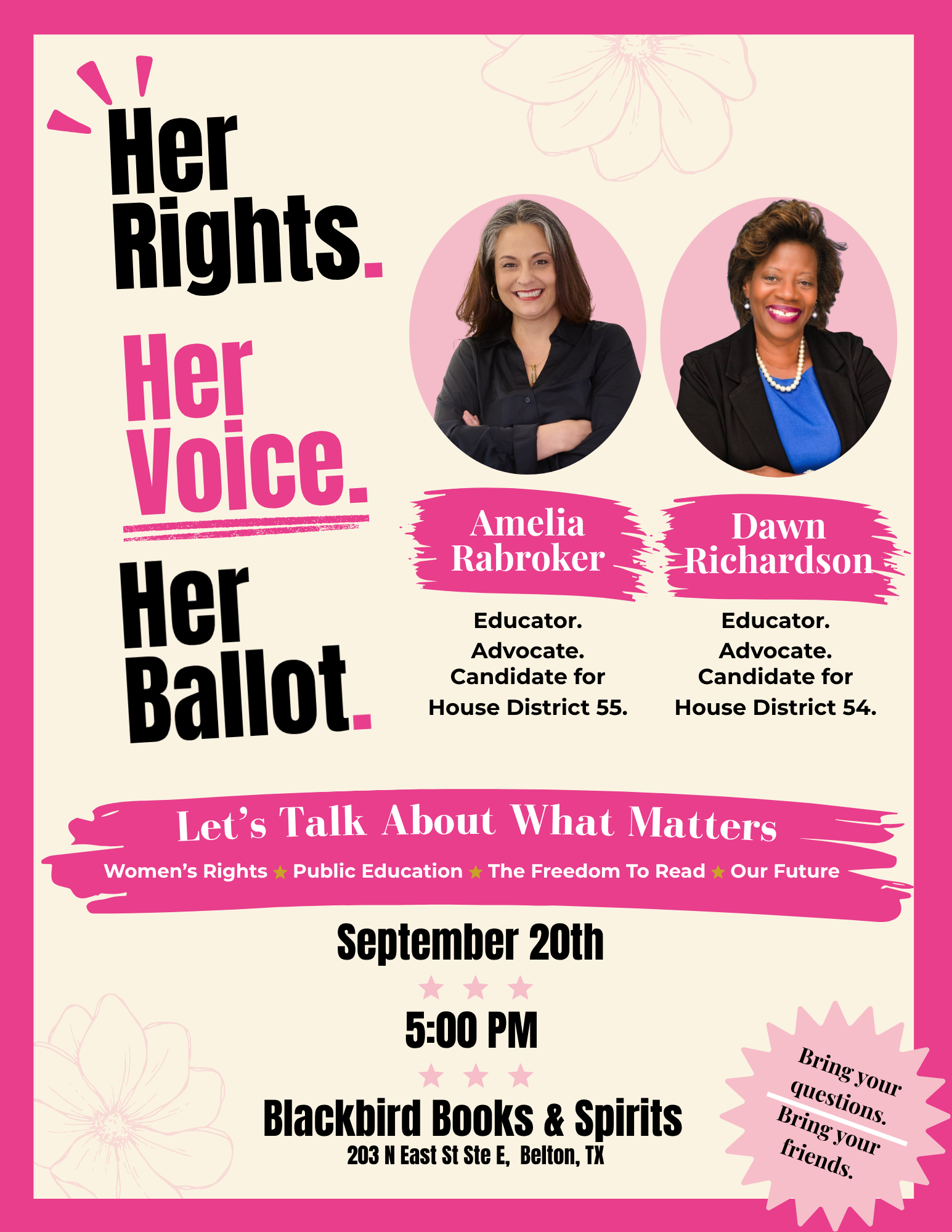Her Rights. Her Voice. Her Ballot. - A Conversation with Amelia Rabroker and Dawn Richardson