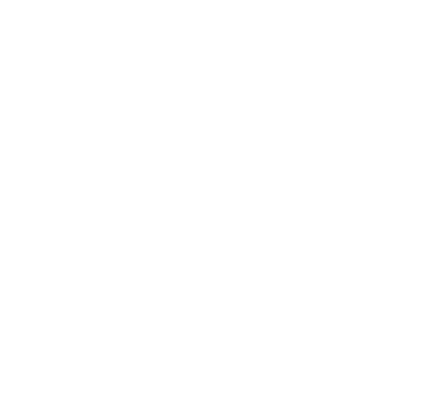Icon of a balanced scale on a black background.