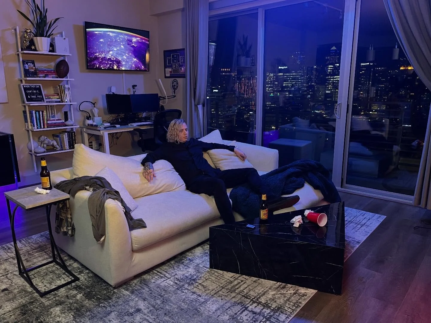 Nathan sitting here waiting to watch John Cena&rsquo;s last match tonight! #wwe #johncena #wrestling #waves #metal