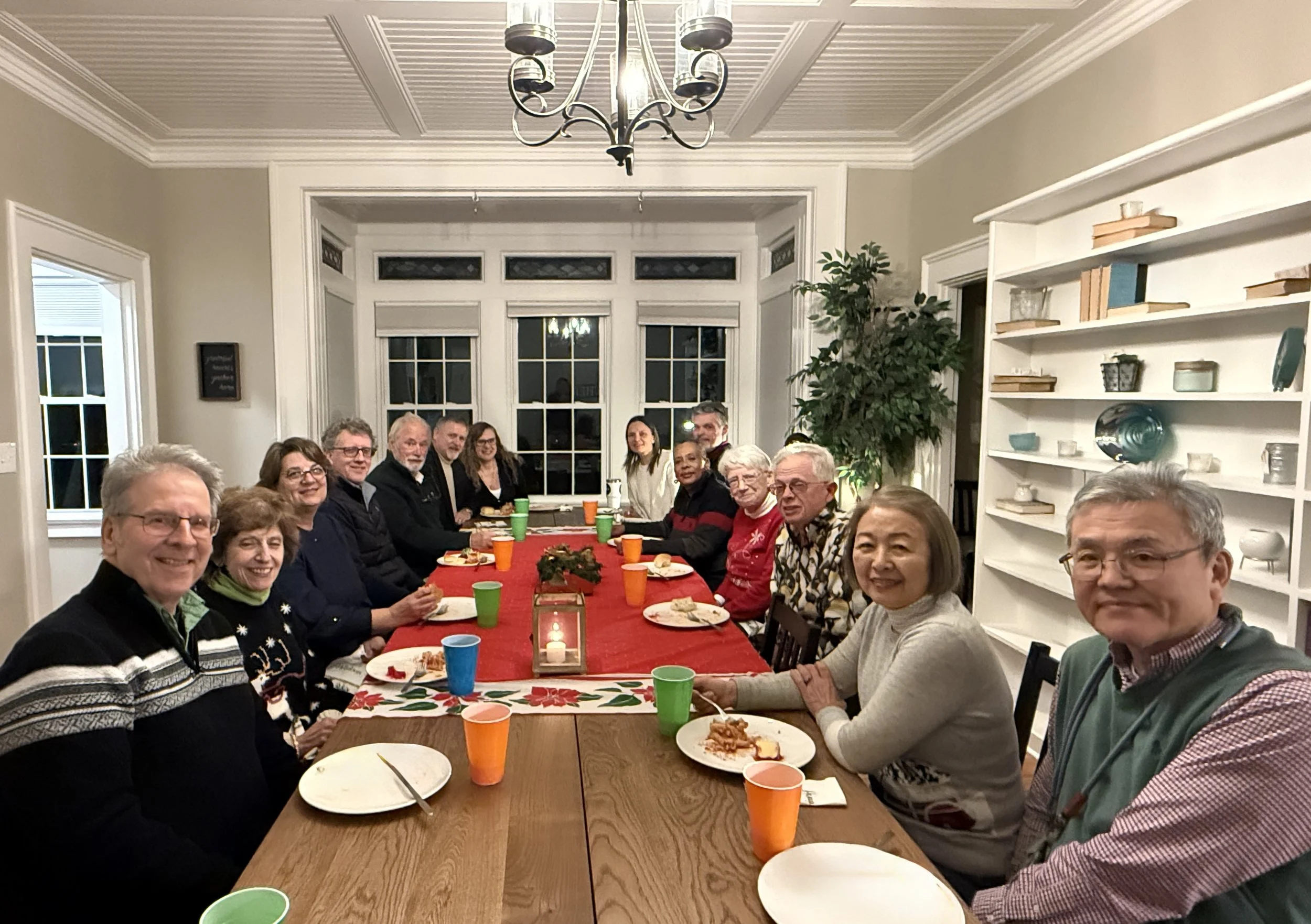 Last dinners together of the year — join us again next year!