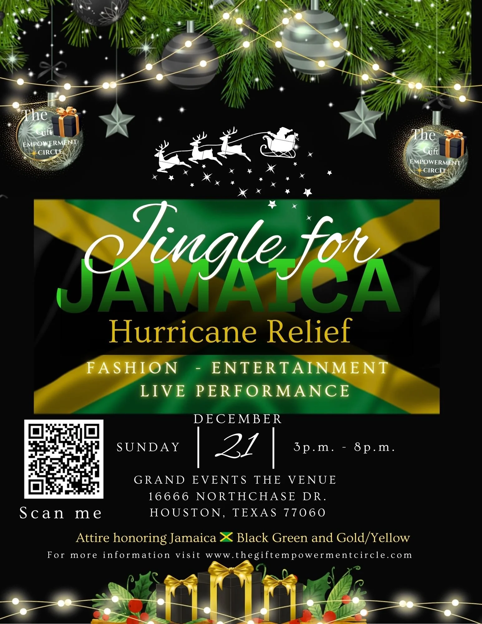 The Gift Empowerment Circle’s Christmas Event Supporting Jamaica Relief Efforts