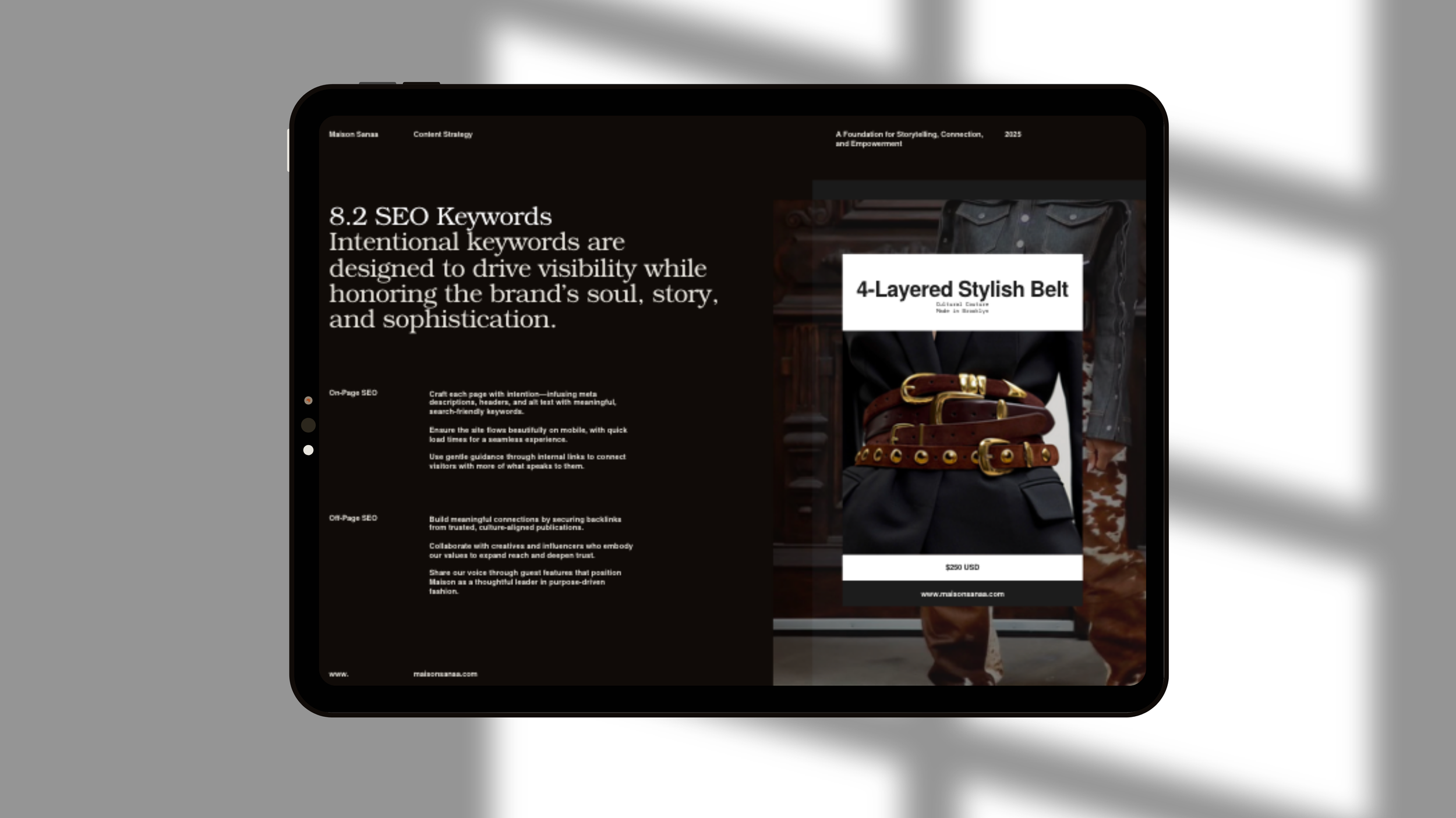 The Sanaa Content Strategy Template