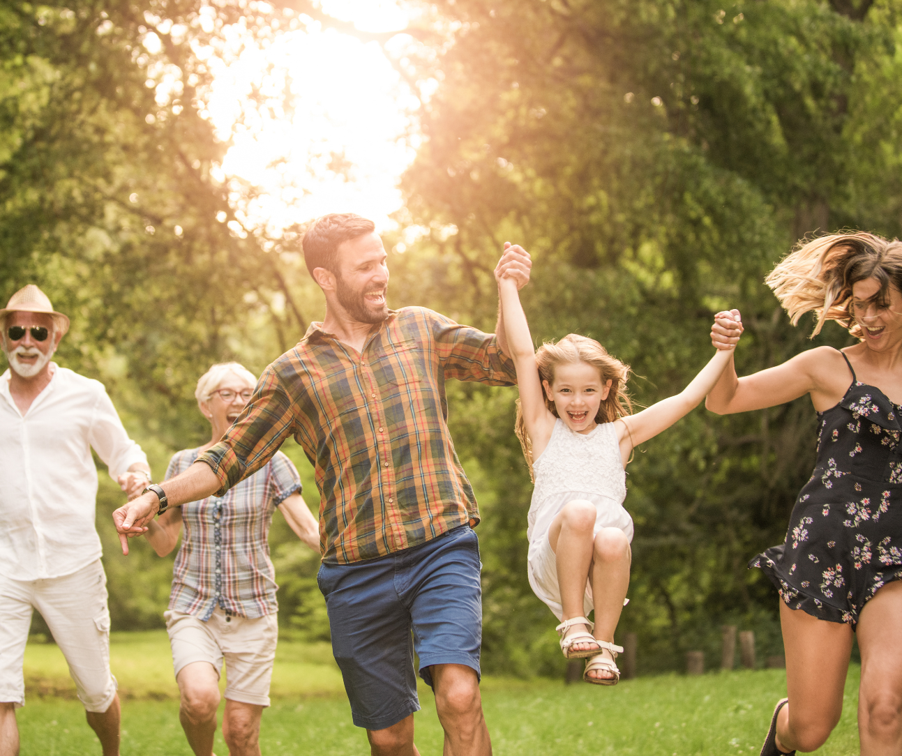Family enjoying an active outdoor lifestyle to support hormone health, energy, vitality, and overall wellness