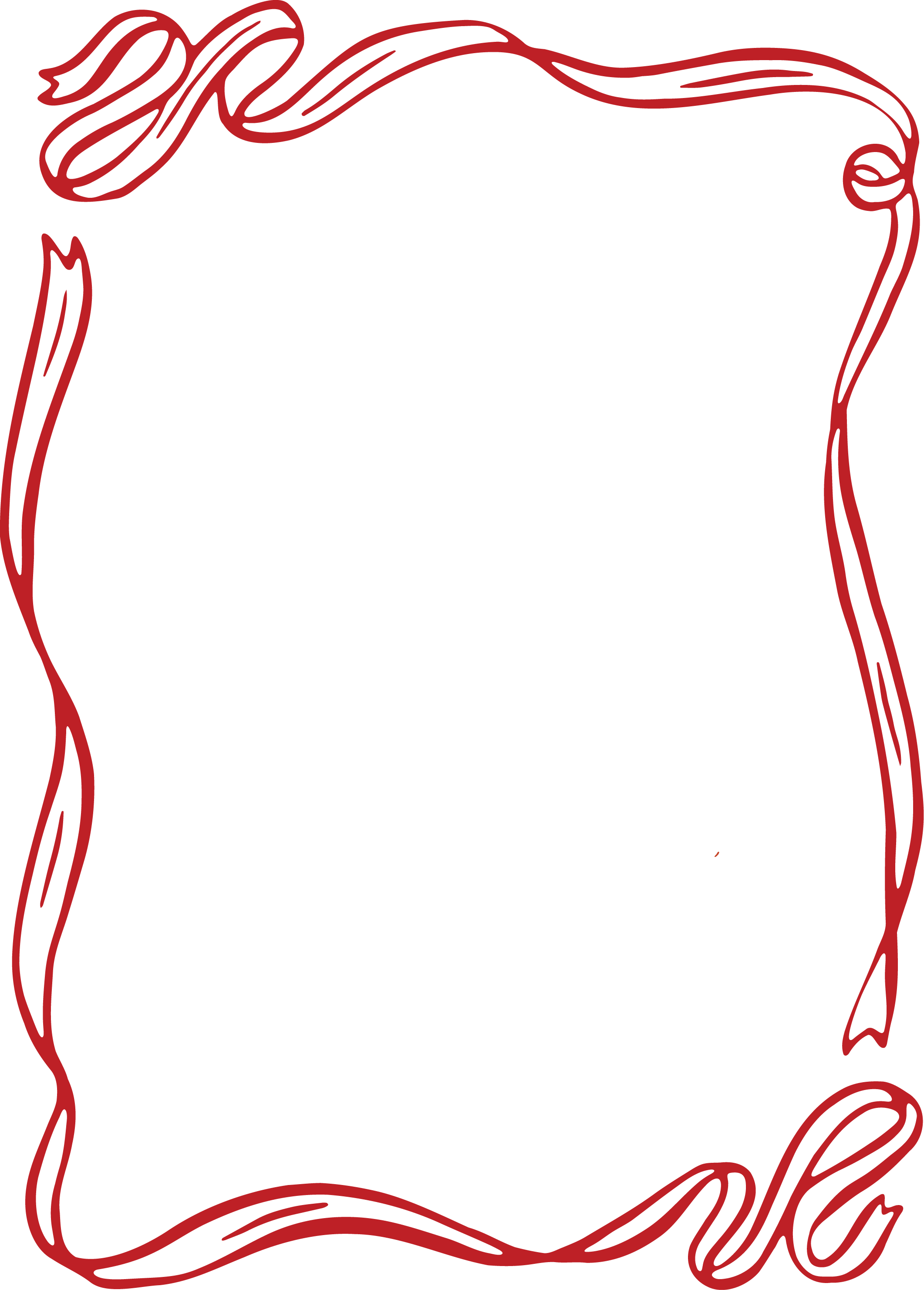 Red photo frame