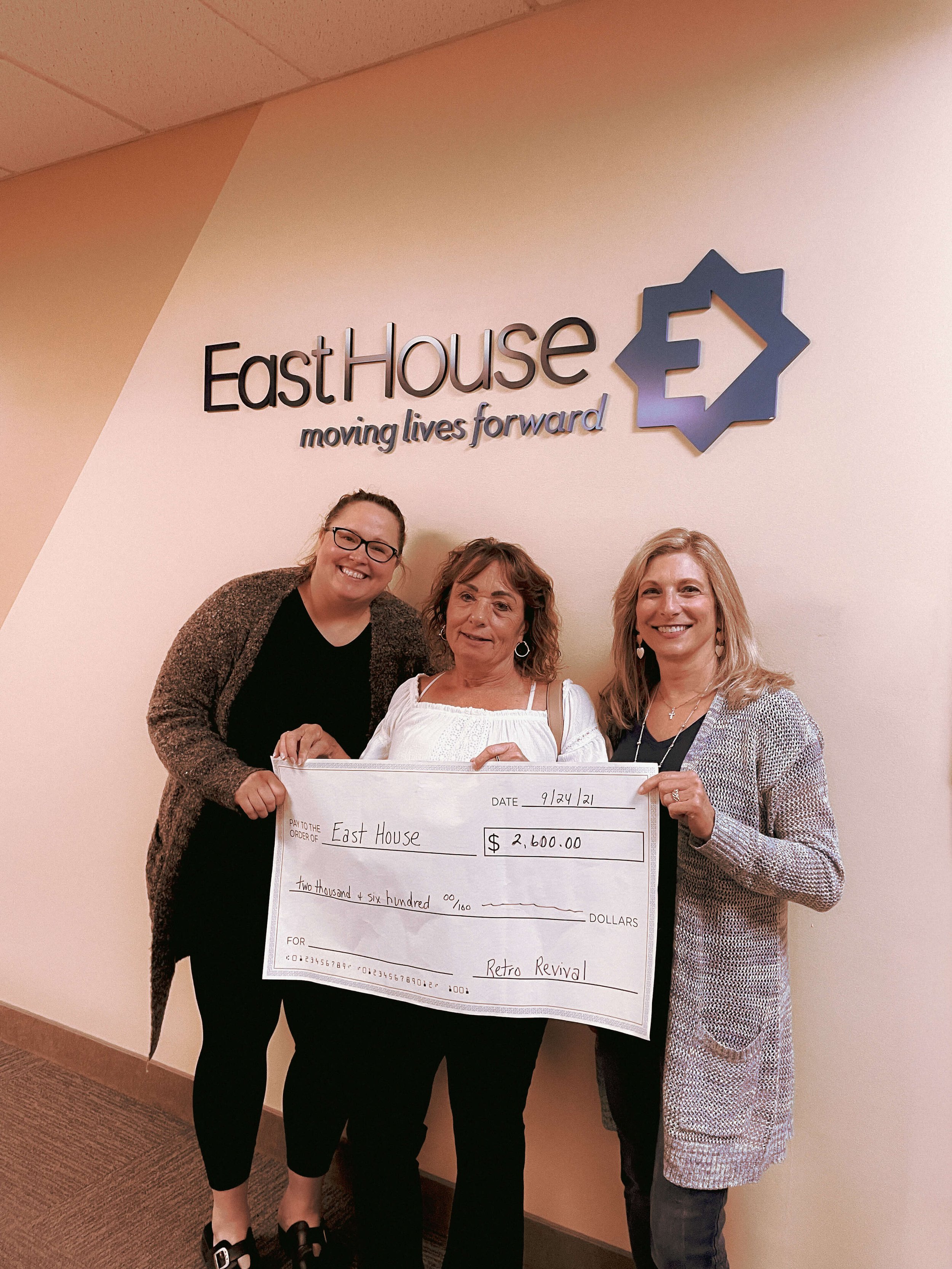 Kringle Krawl donated $2,600 to EastHouse
