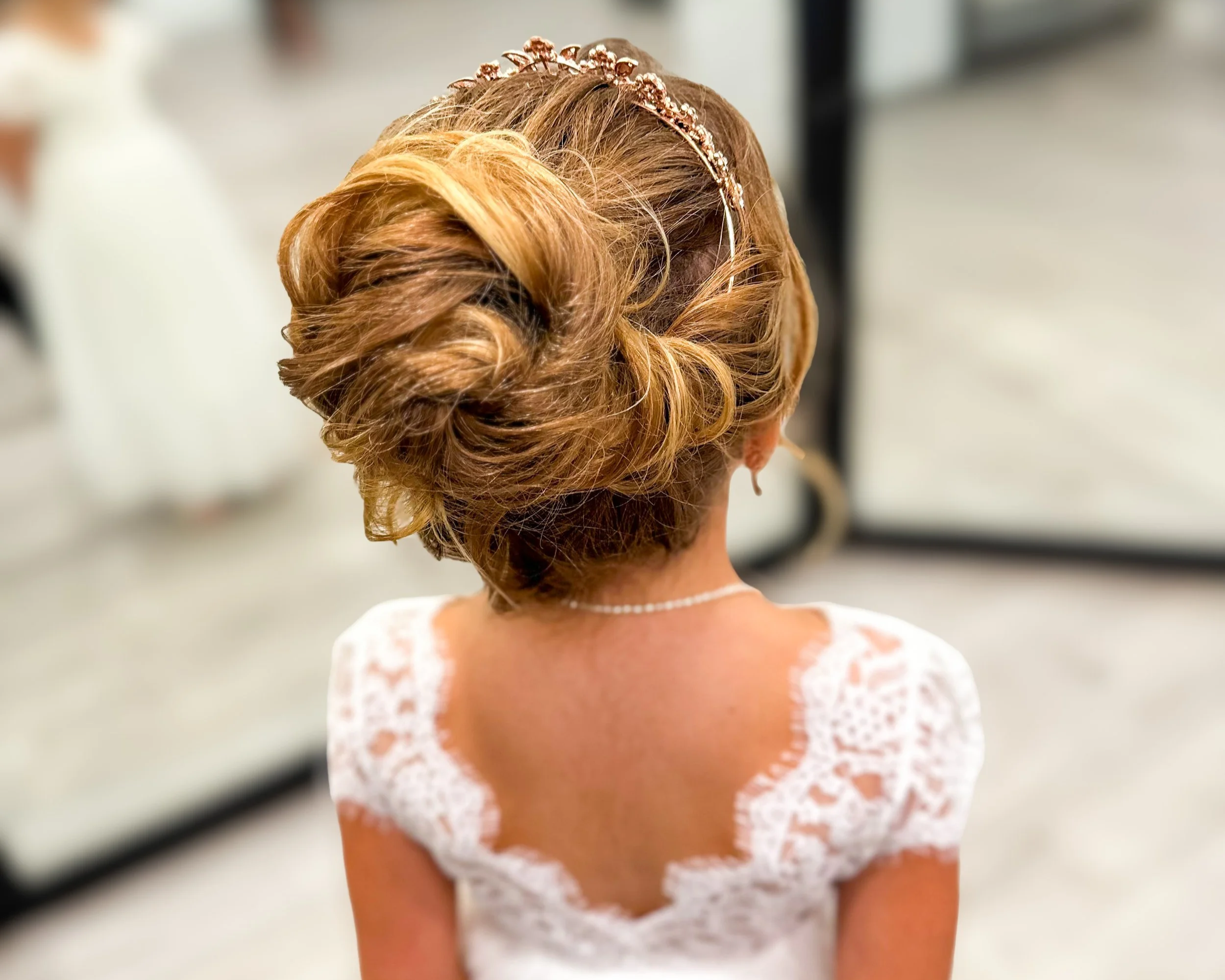 Oklahoma City Bridal Hair; Flower Girl; Stephanie Renee Bridal Hair