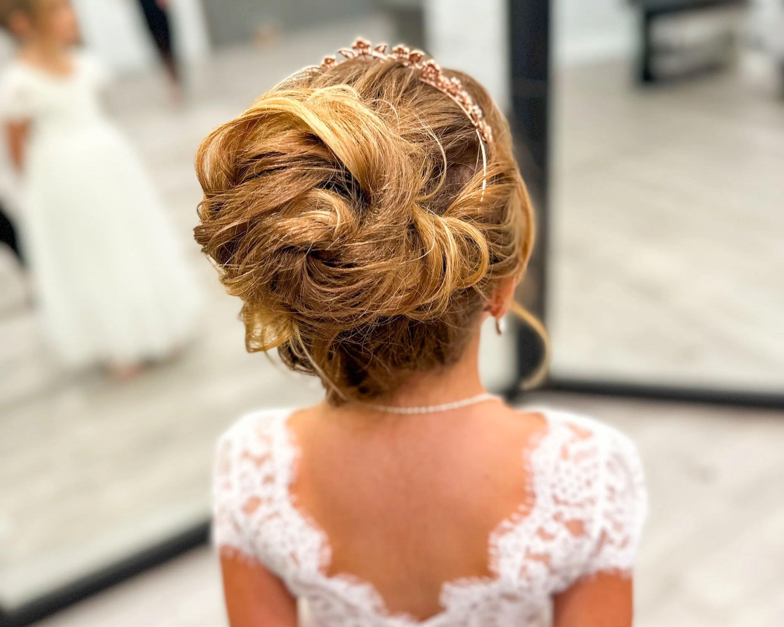 Oklahoma City Bridal Hair; Flower Girl; Stephanie Renee Bridal Hair