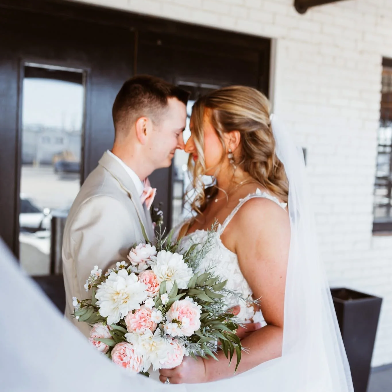 Oklahoma City Bridal Hair; BRIDE; Half-up; Stephanie Renee Bridal Hair
