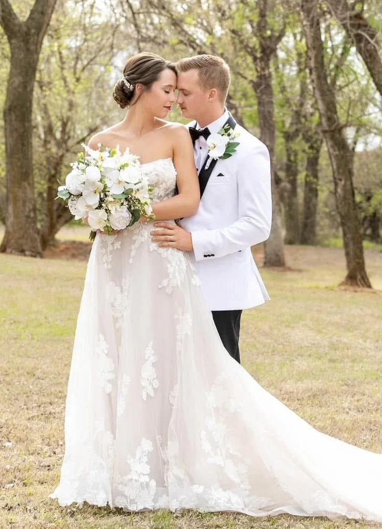 Bridal Low updo, elegant; by Stephanie Renee Bridal in  Oklahoma City