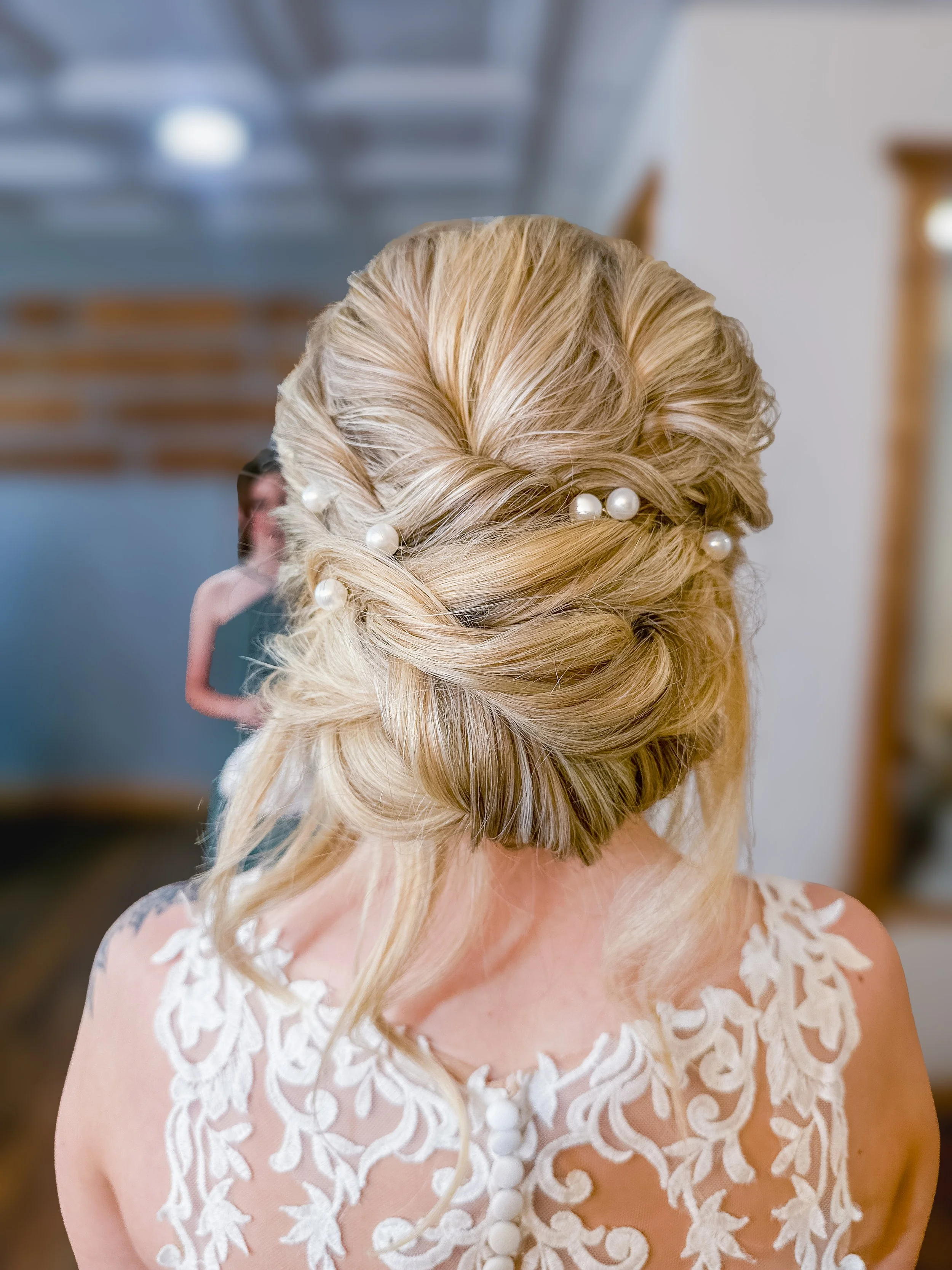 Oklahoma City Bridal Hair; BRIDE; Half-up; Stephanie Renee Bridal Hair