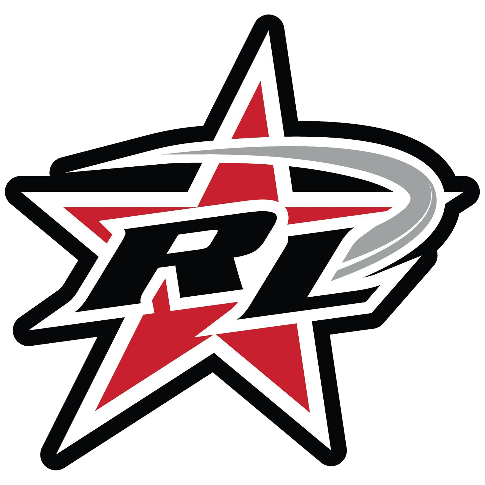 R2 Racing logo featuring a red star, black and white stylized text, and a swooping arrow design.