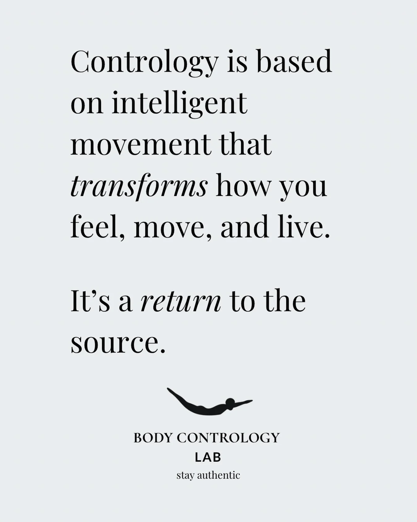 Return to the source at Body Contrology Lab

Book a session with the link in bio

Stay Authentic. 

#bodycontrology #contrology #classicalpilates #jupiterfl