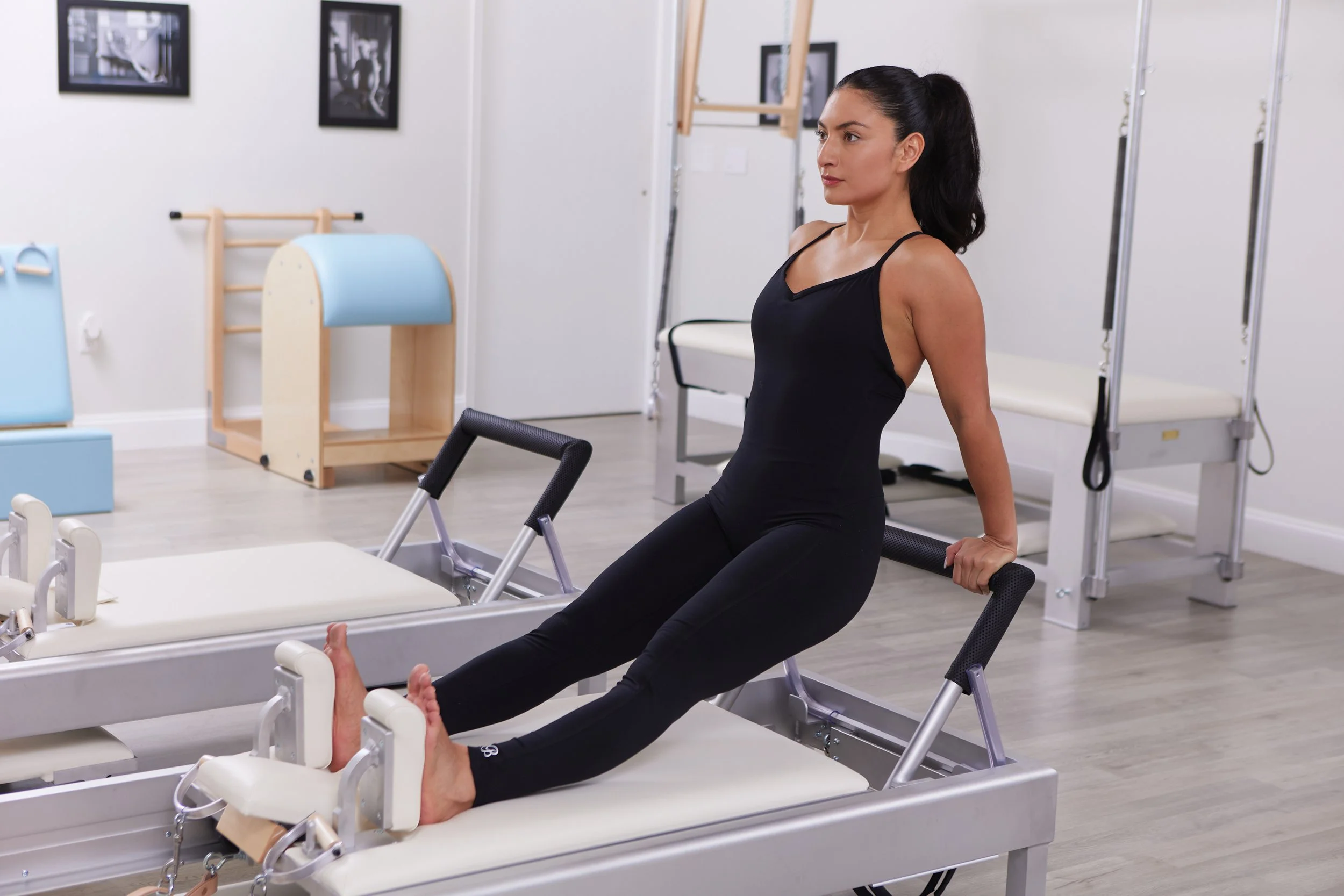 Long back stretch on GRATZ reformer